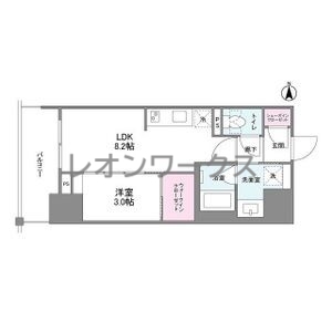 シーズンフラッツ心斎橋EASTの間取り写真