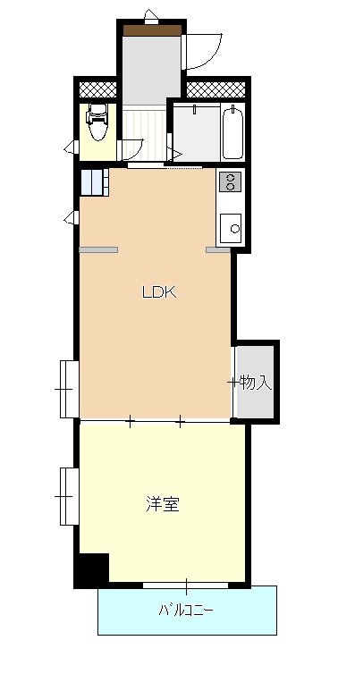 水坂ビルの間取り