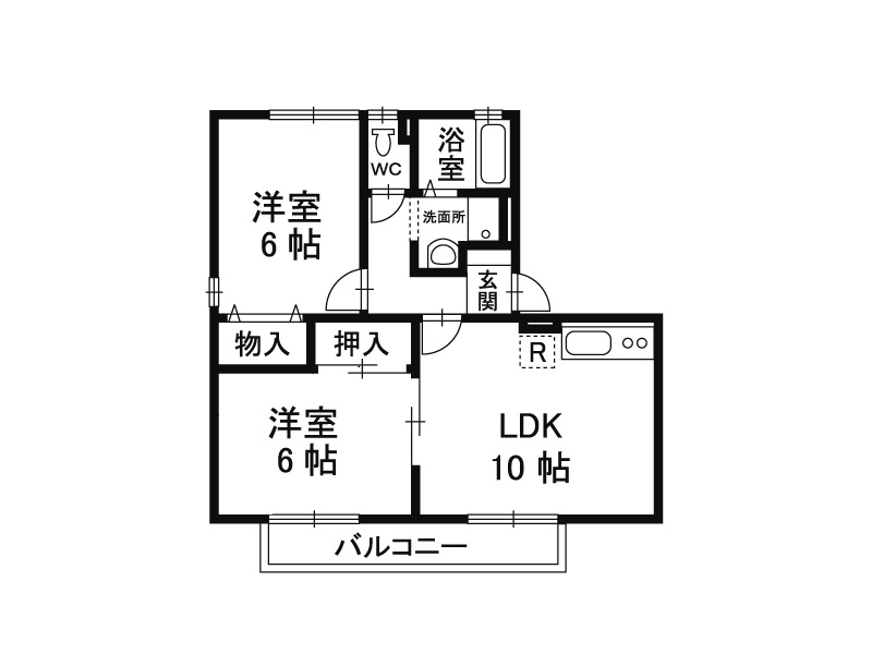 ハイカムール沢村の間取り