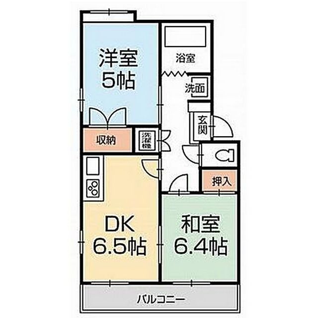 シャロム安東Ａの間取り