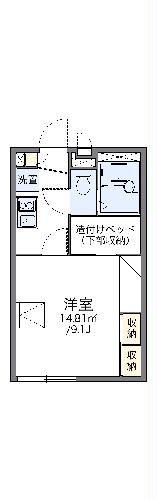 レオパレスエヴァIIの間取り