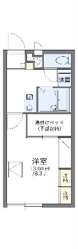 レオパレス潤の間取り