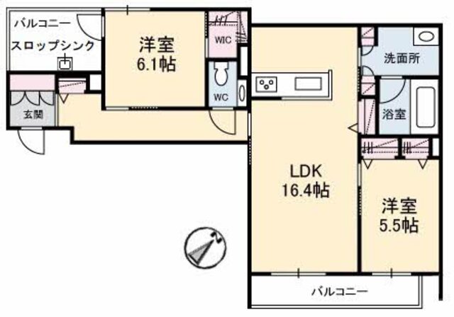 フィル（シャーメゾン・ホテルライク仕様）の間取り