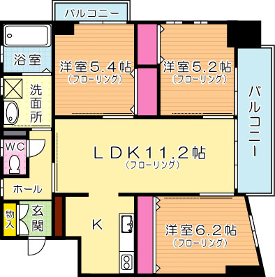 MDIロイヤルレジデンス大手町の間取り