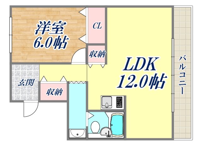 ベッサボーネン芦屋の間取り