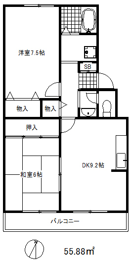 セルビシオ本山の間取り