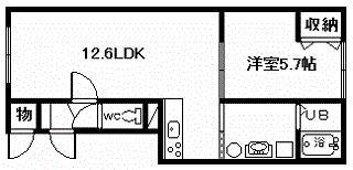 ラメゾン豊岡Ａ・Ｂの間取り