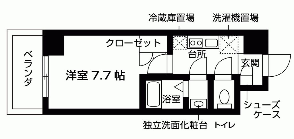 サニープレイス港島の間取り