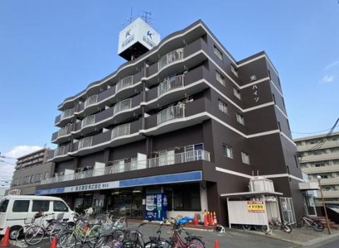 名古屋市港区油屋町のマンションの建物外観