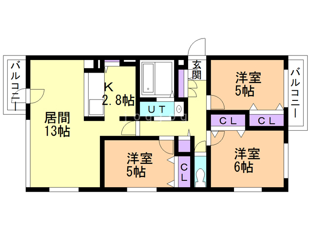 オペラの間取り