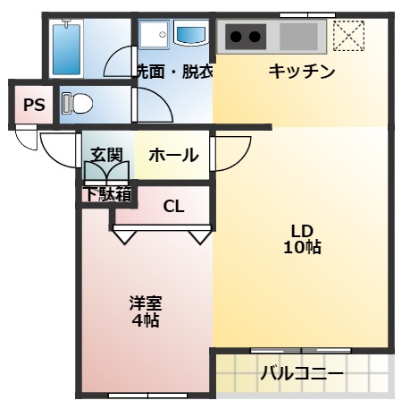 タウンハウス松岩の間取り