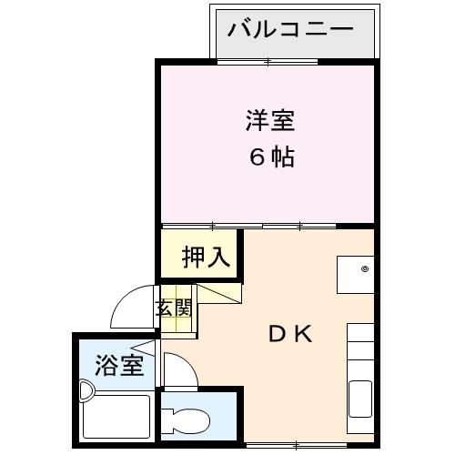 ハイツ北日吉2の間取り