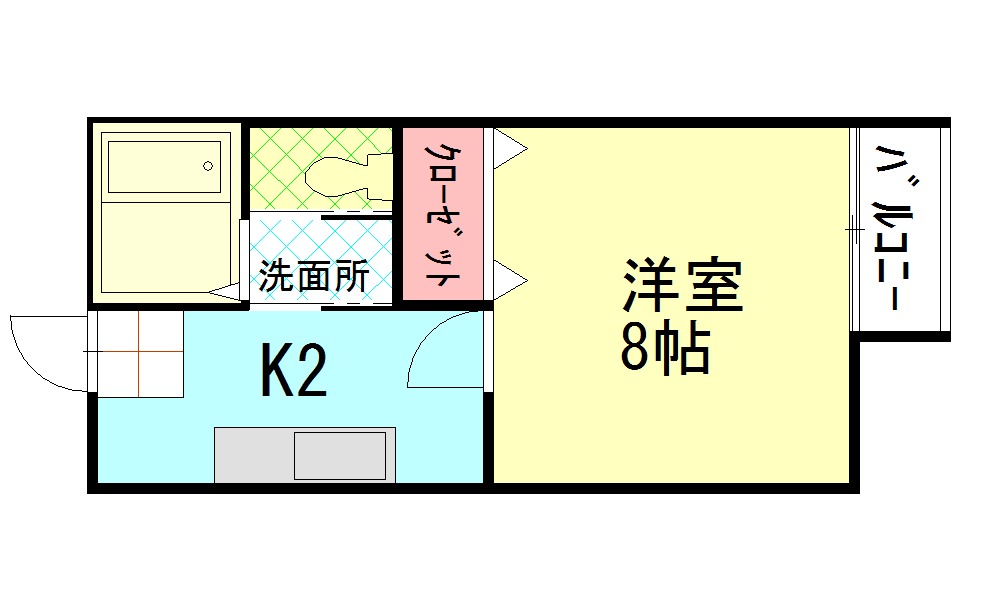 ビーライン秋桜の間取り