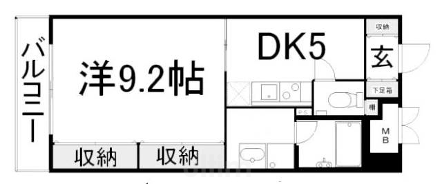 烏丸アネックスIIの間取り