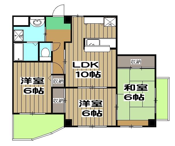 コンフォート桂の間取り