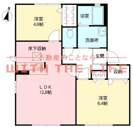 クレール今山の間取り