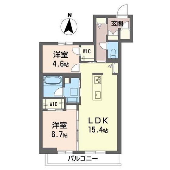 ココメゾン前橋の間取り