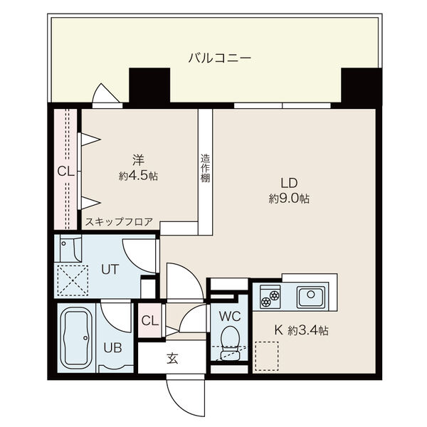 BIBOタワー小樽の間取り