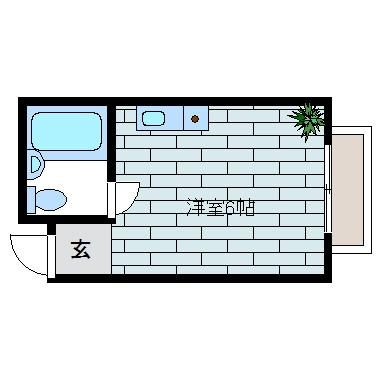 羽曳野市東阪田のマンションの間取り