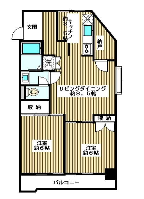 第２高桐マンションの間取り