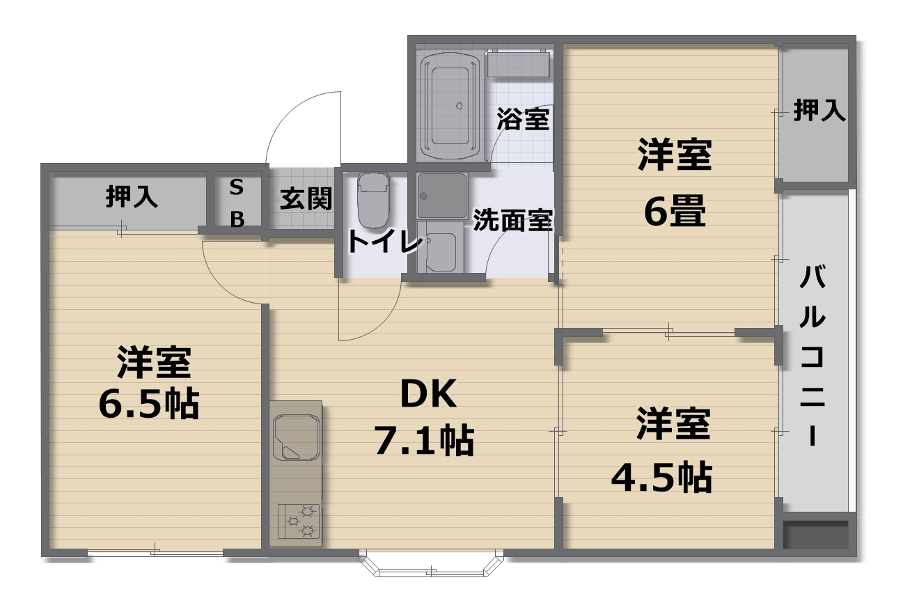 高橋ビルの間取り