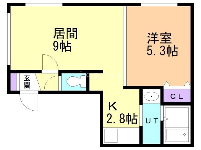 クレステージ美園の間取り