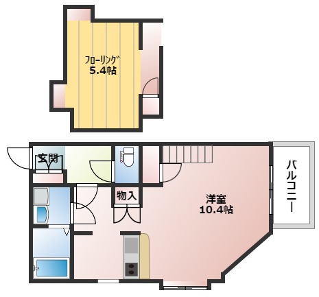 フルール観音の間取り