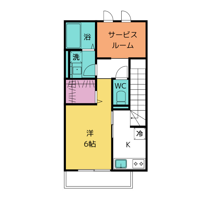 フィオーレ中前田の間取り