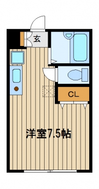 カーサファンテールの間取り