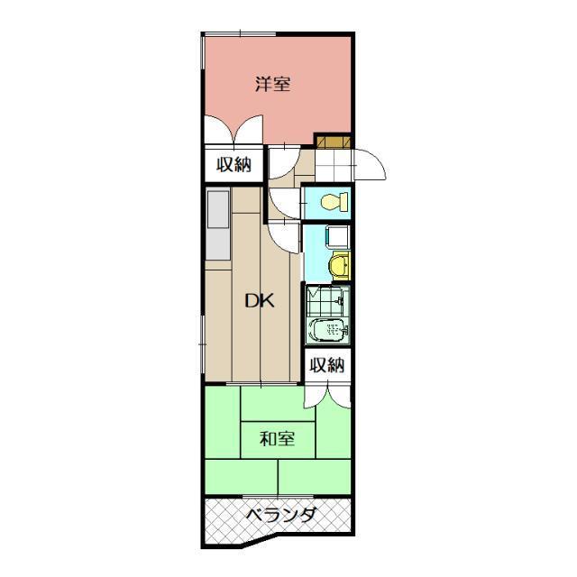 サンラビール小倉の間取り