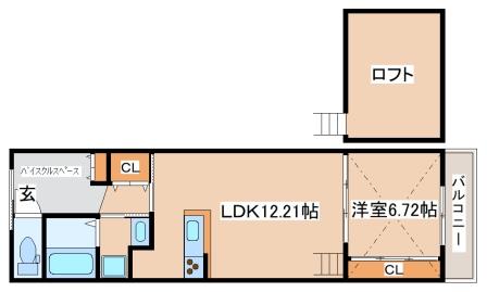 モデルノ大手町の間取り