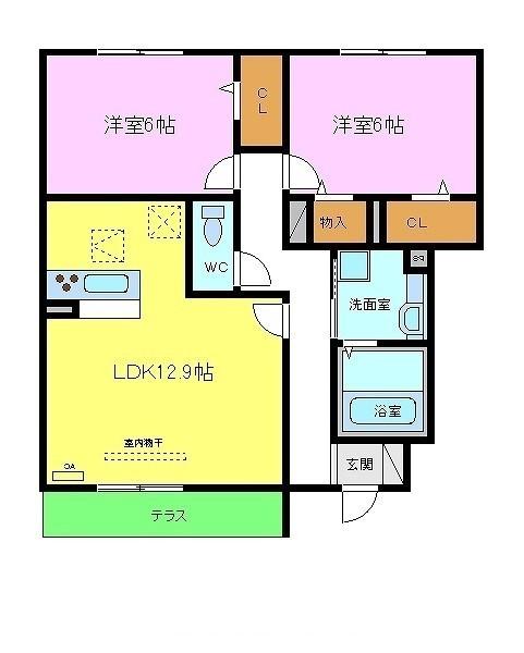 コンフォート大伴の間取り