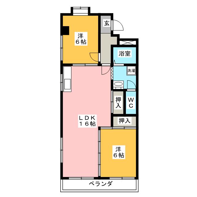 ミヤジママンションの間取り