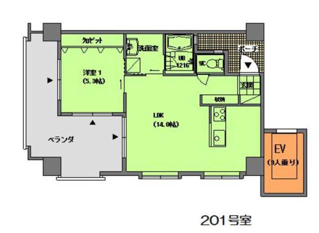 タカラリーブル１ｓｔの間取り