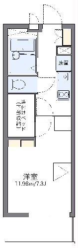 レオパレス槙の間取り