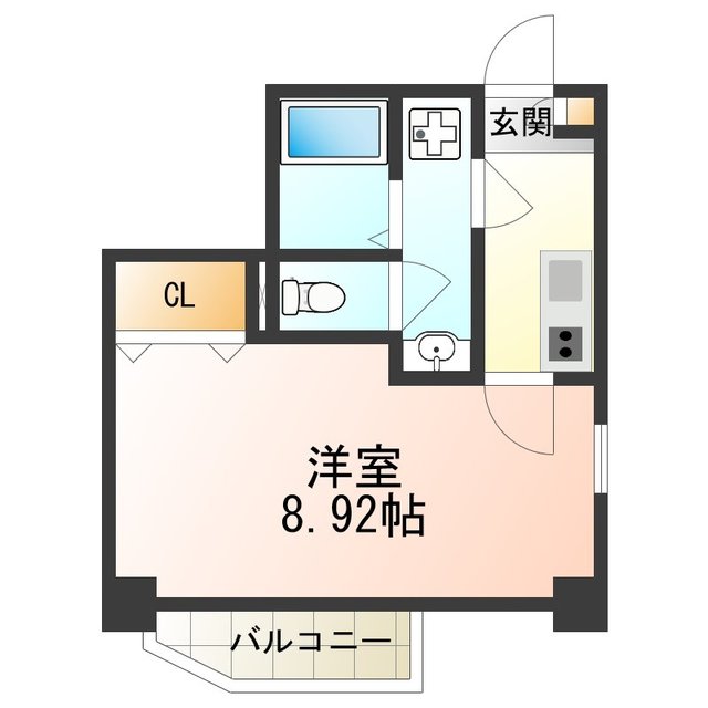 プレミエール西田辺の間取り