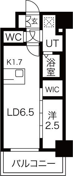 メイクスWアート金山ウエストの間取り