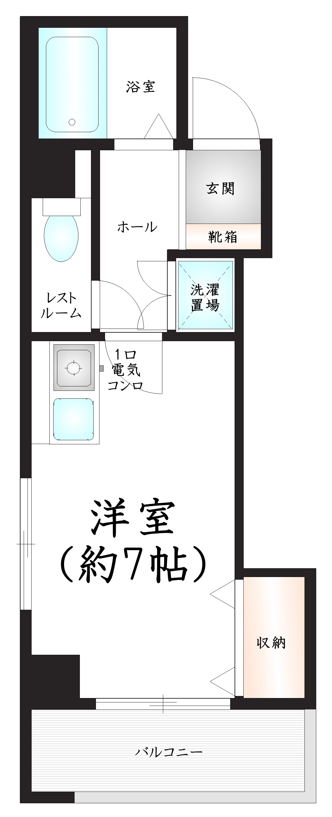 第30春日原駅南ＩＲ　ＢＬＤ.の間取り