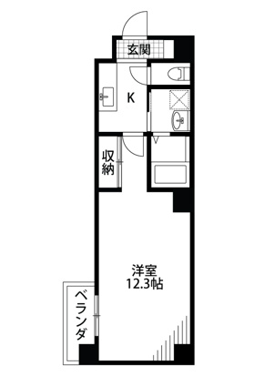 アスティオン深草の間取り