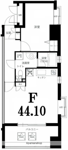 グリフォーネ横浜・中央の間取り