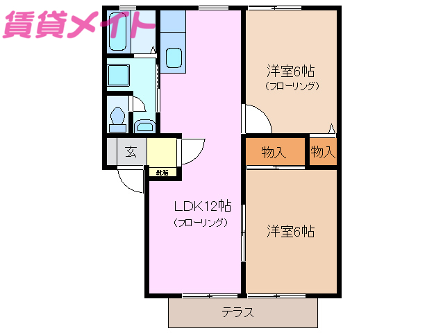 コリーナエスペランサ G棟の間取り