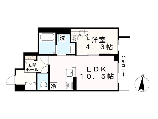 ラ　パートメント松戸の間取り