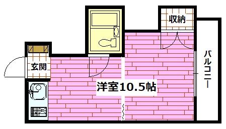 広島市安芸区船越南のマンションの間取り