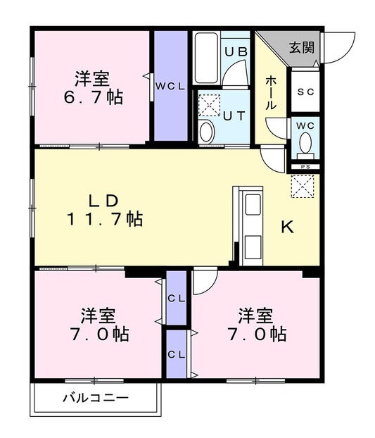 センチュリー信濃の間取り