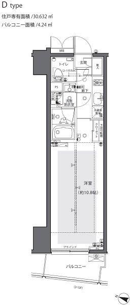 ZOOM都庁前の間取り