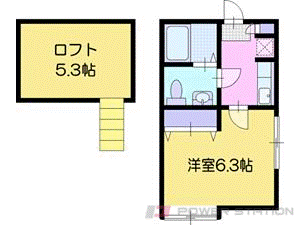 ツインライト大麻の間取り