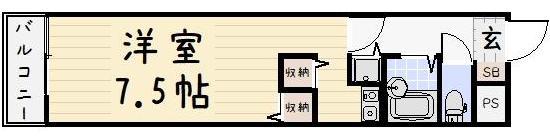 鷹の巣センチュリー２１の間取り