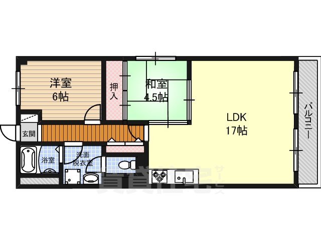 赤城パークマンションの間取り