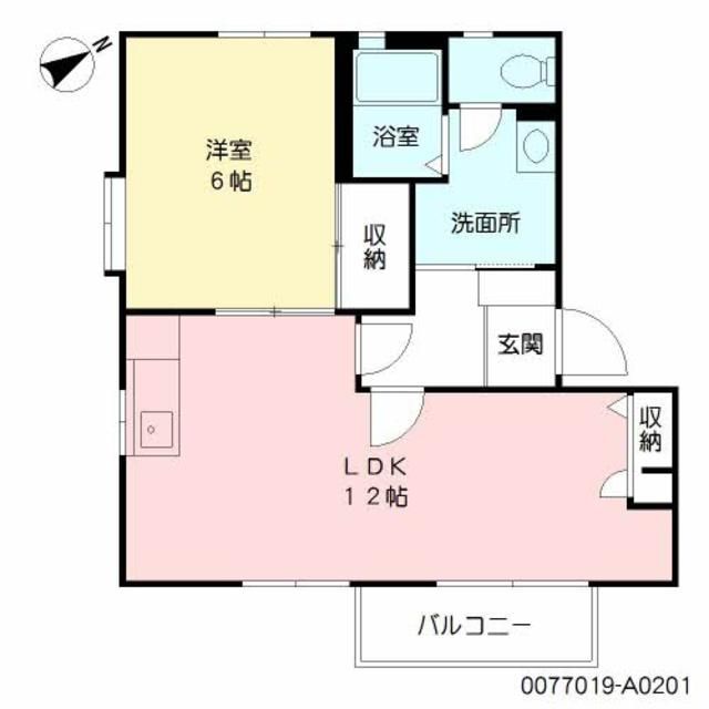 ツインパレスＡ棟の間取り