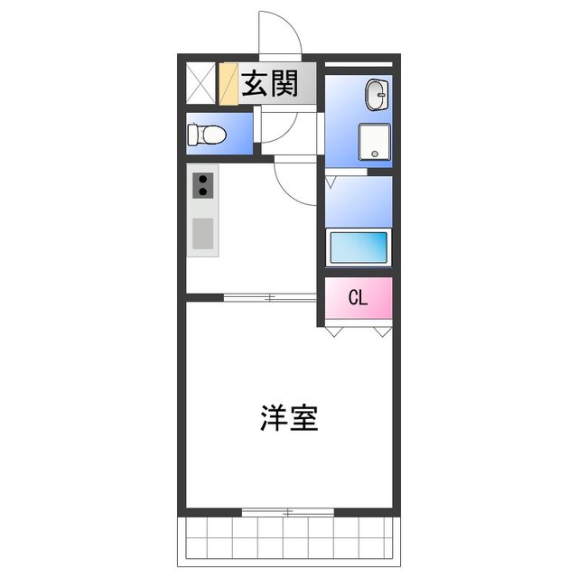 アムール　高松東の間取り